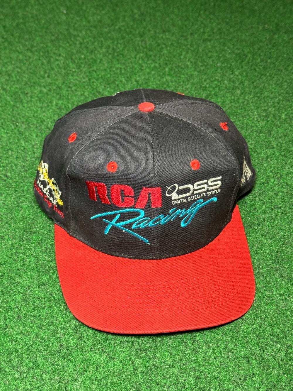 Nascar RCA Racing Vintage Har 90s Snapback Jeremy Mayfield Winston Cup Cap